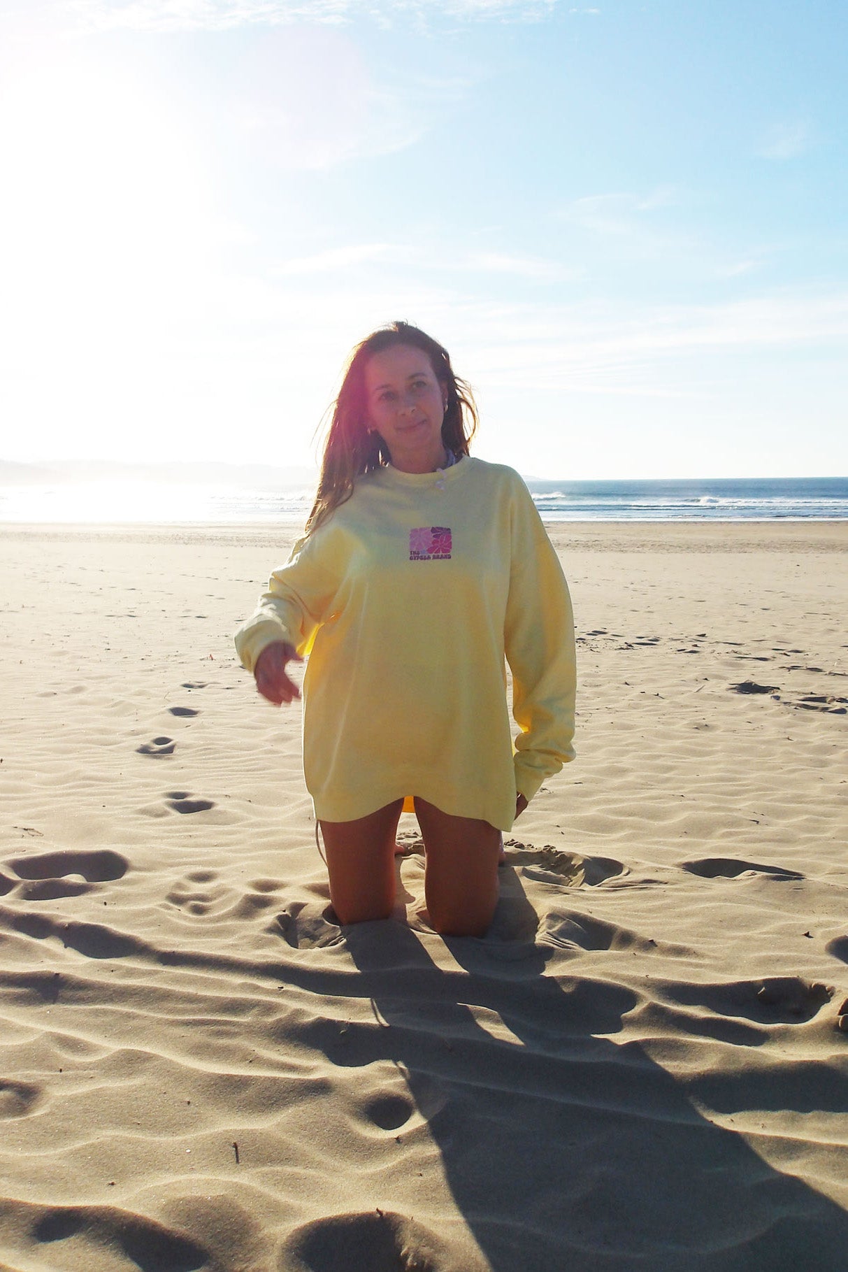 Sudadera Unisex Leilani Light Yellow