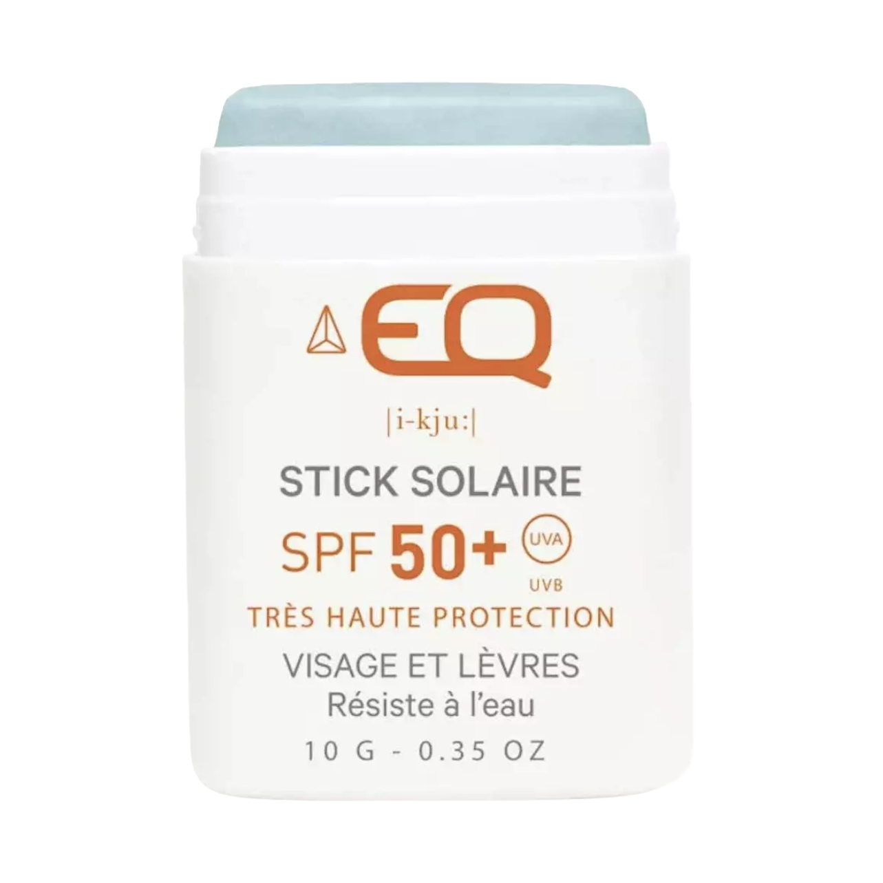 Crema solar en stick EQ SPF50 Turquesa - Surf y deportes acuáticos