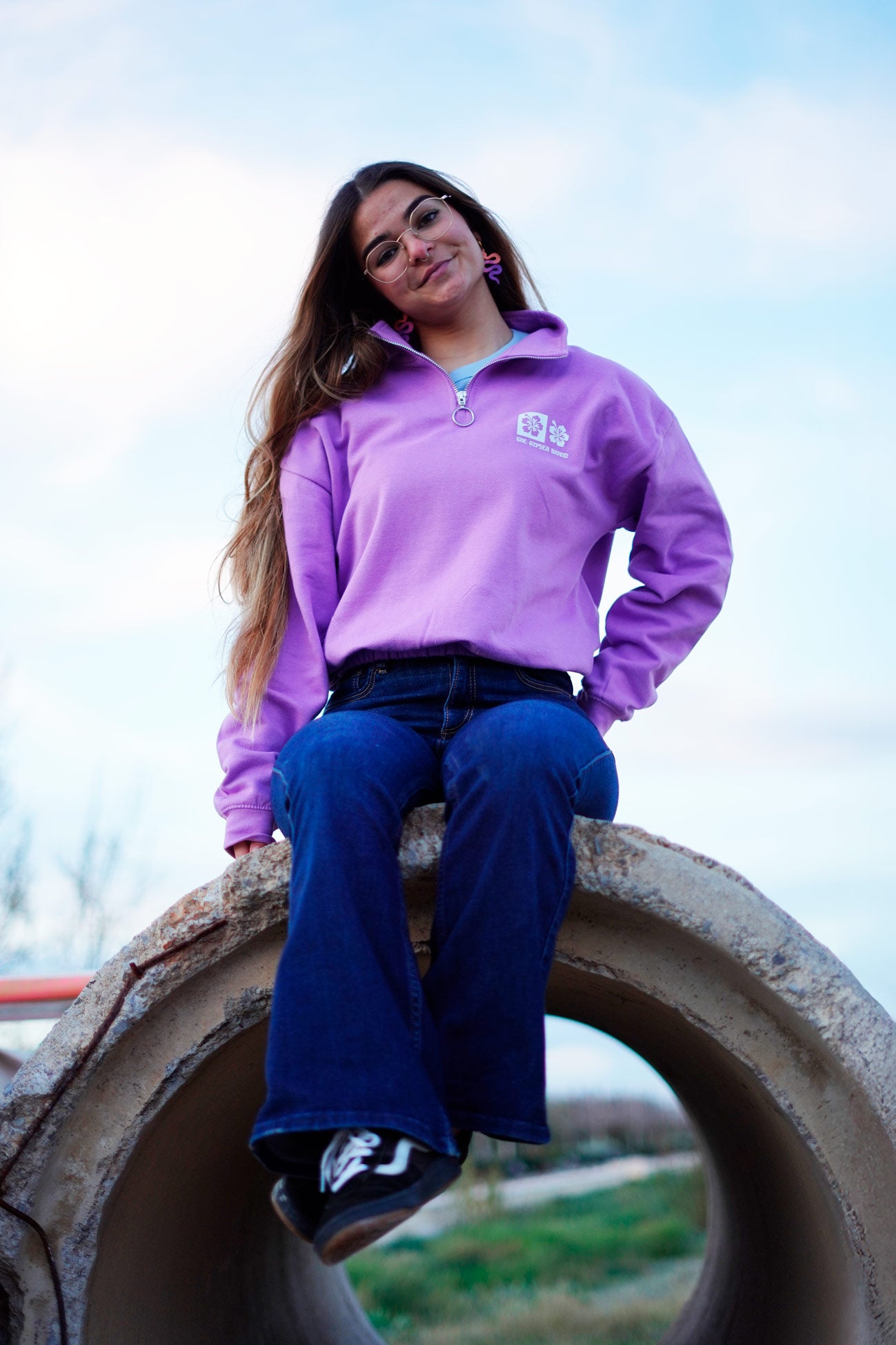 Sudadera Kapua Lila