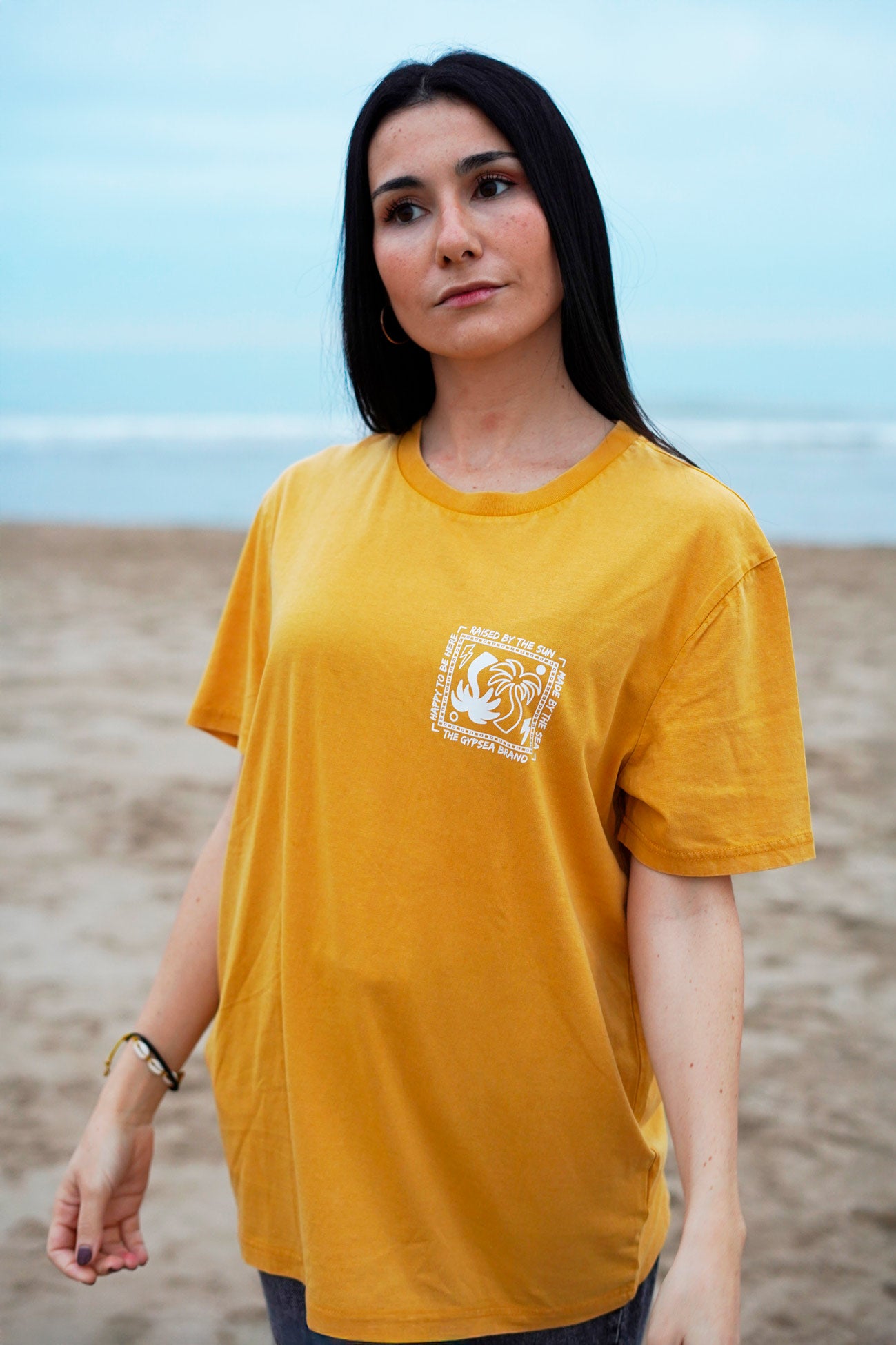 Camiseta Palms Ochre