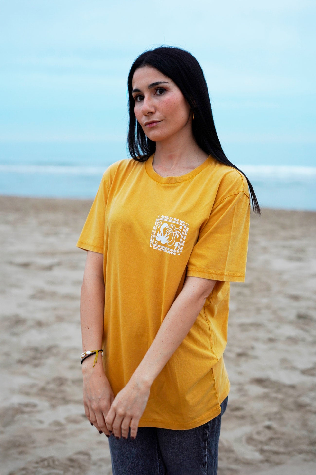 Camiseta Palms Ochre