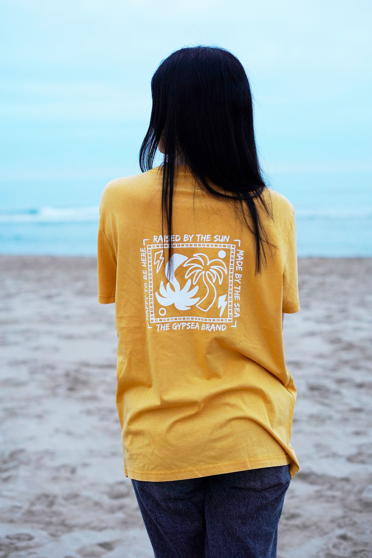 Camiseta Palms Ochre