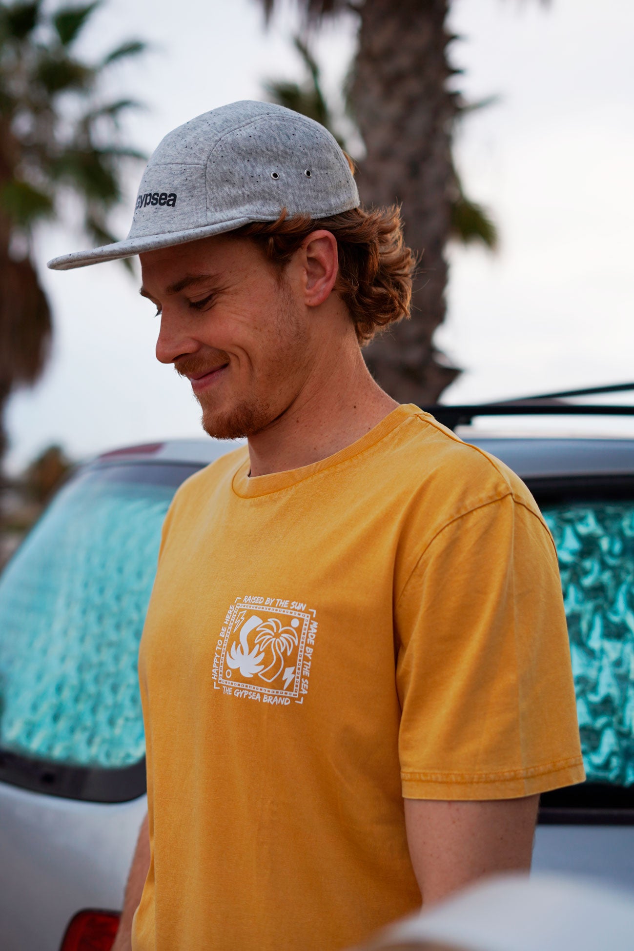 Camiseta Palms Ochre