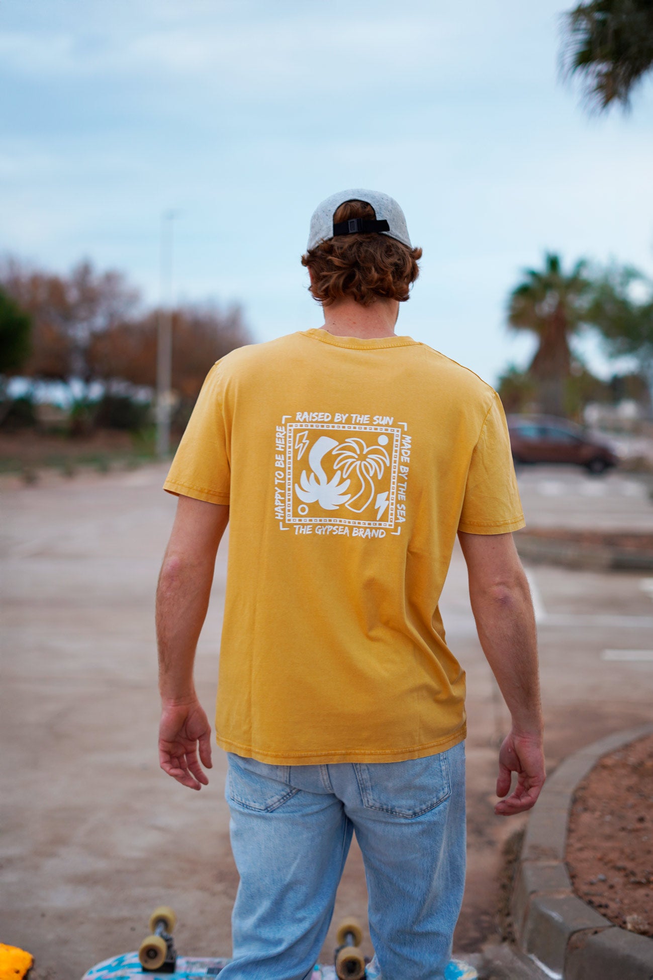 Camiseta Palms Ochre