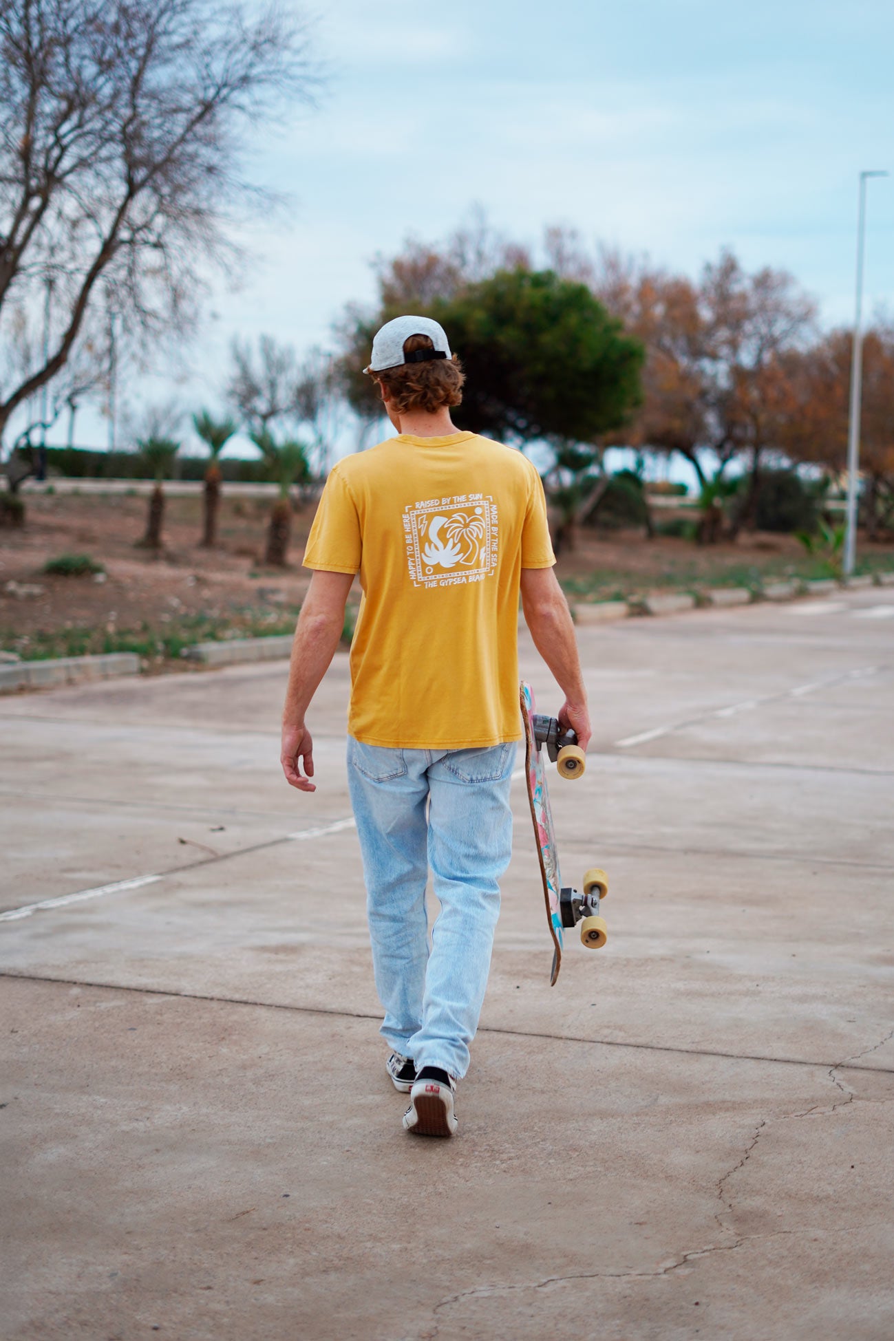 Camiseta Palms Ochre