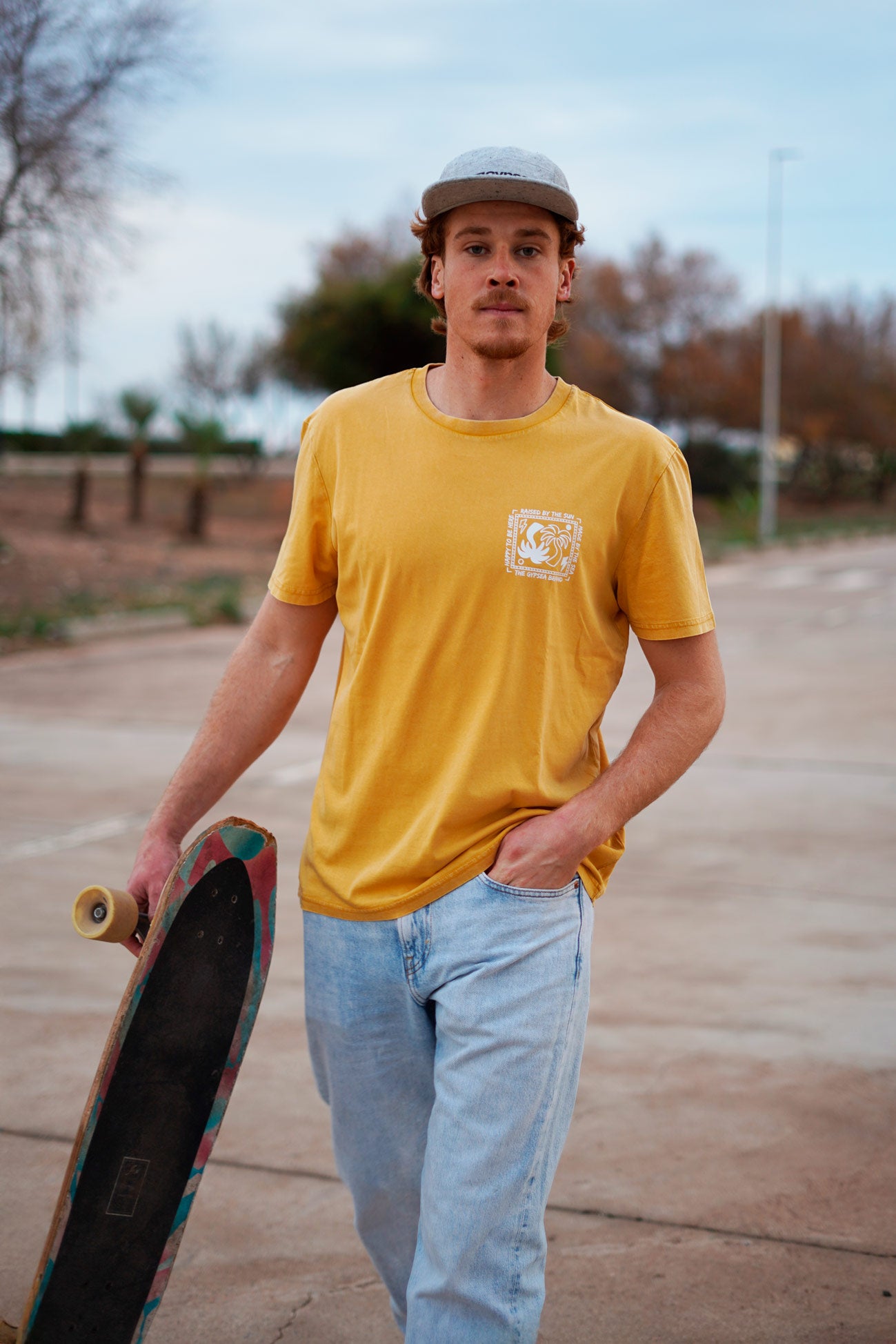 Camiseta Palms Ochre