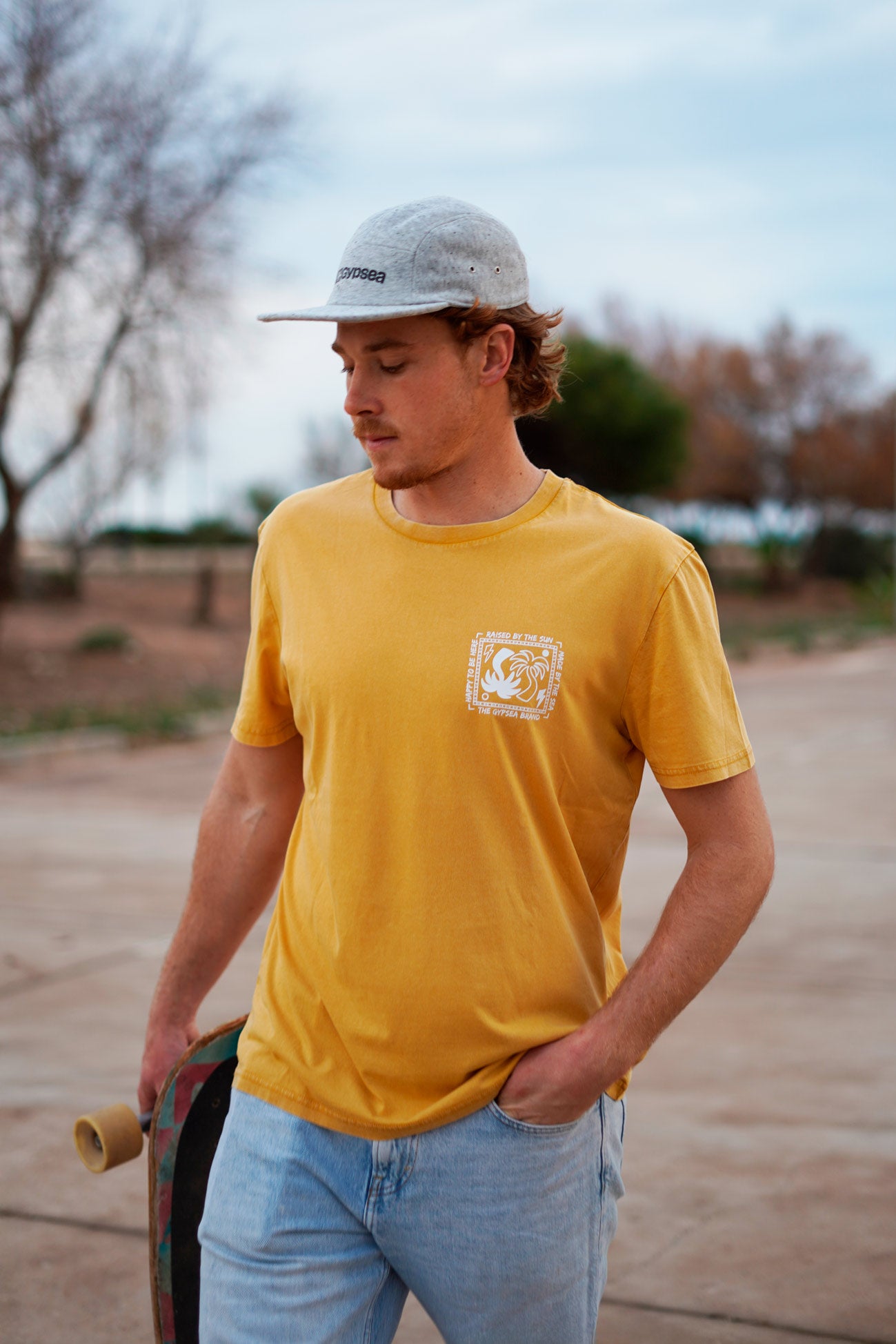 Camiseta Palms Ochre