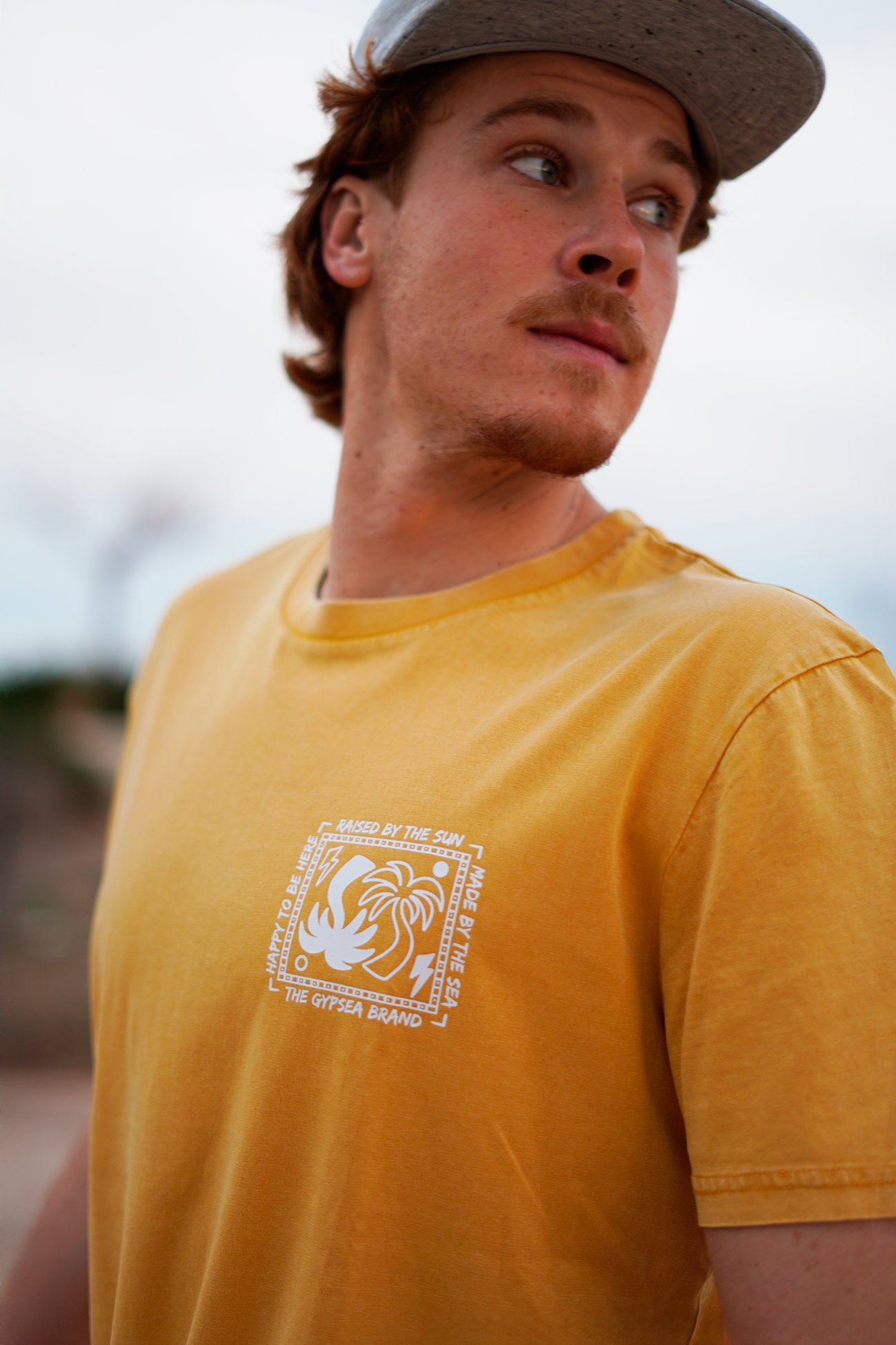 Camiseta Palms Ochre