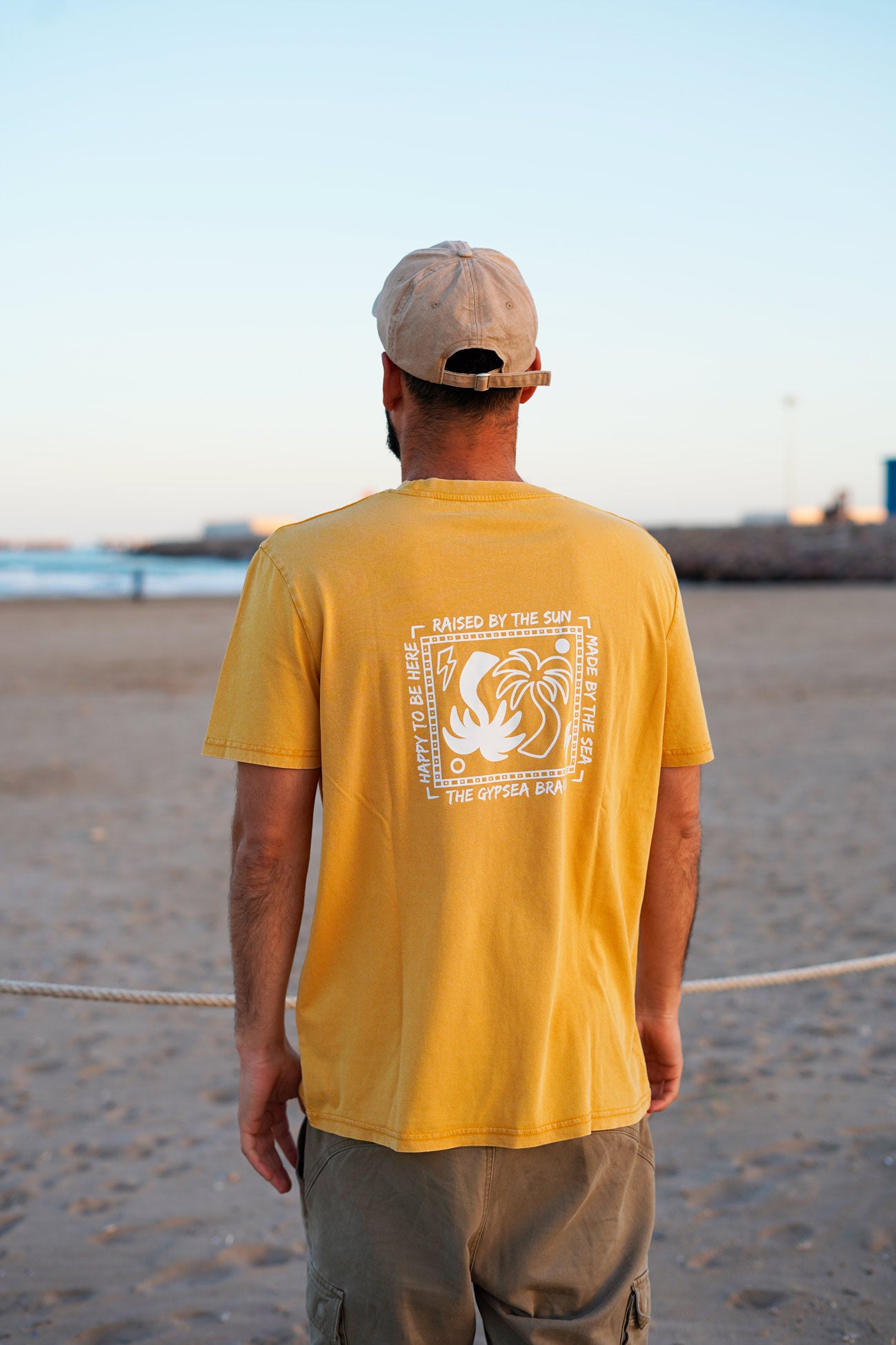 Camiseta Palms Ochre