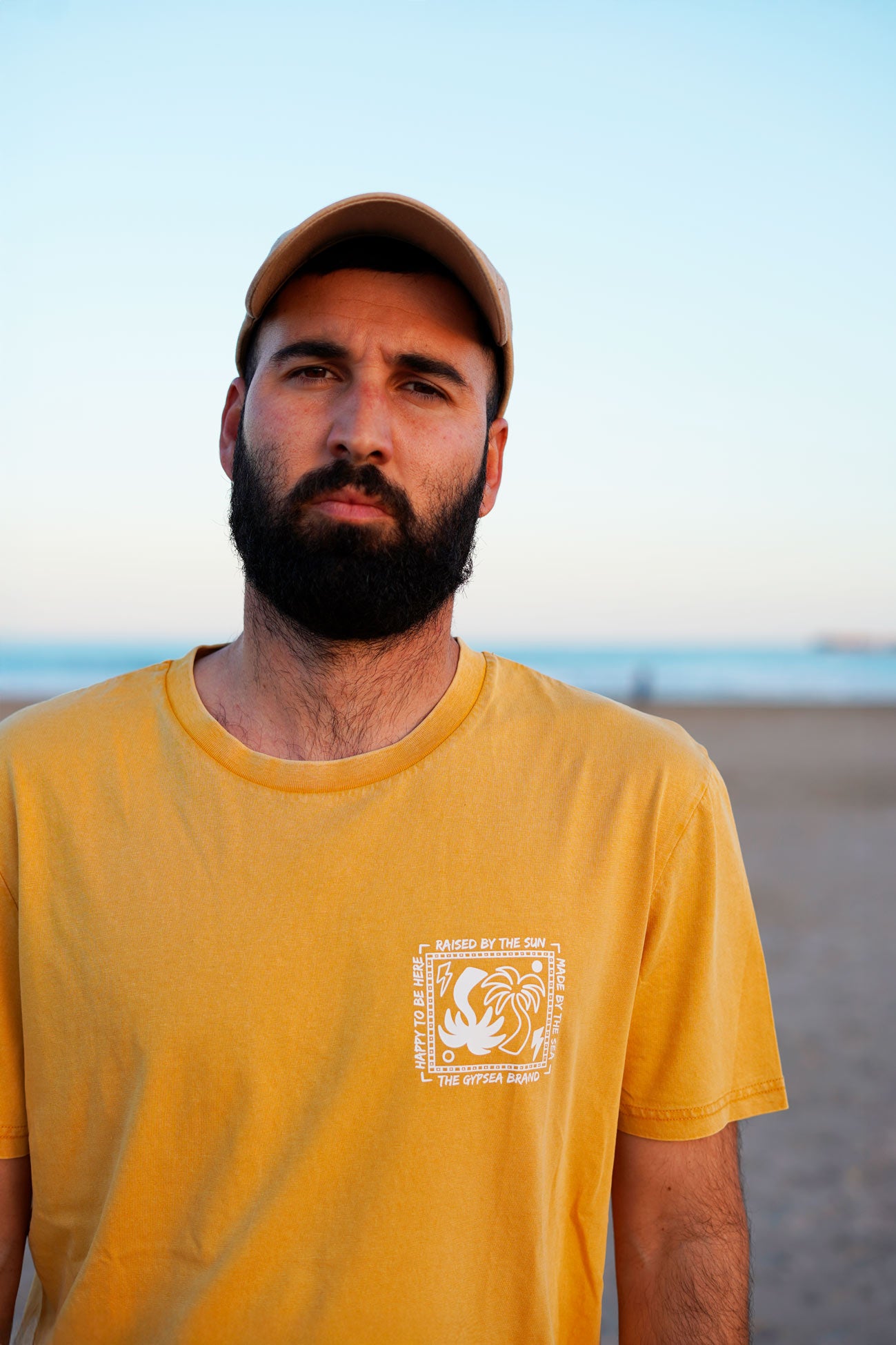 Camiseta Palms Ochre