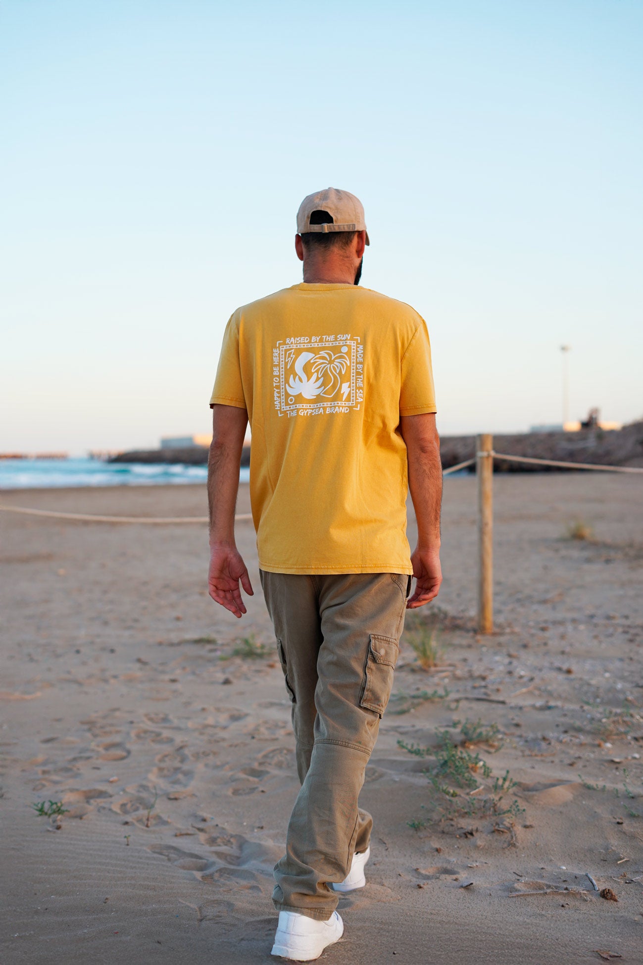 Camiseta Palms Ochre