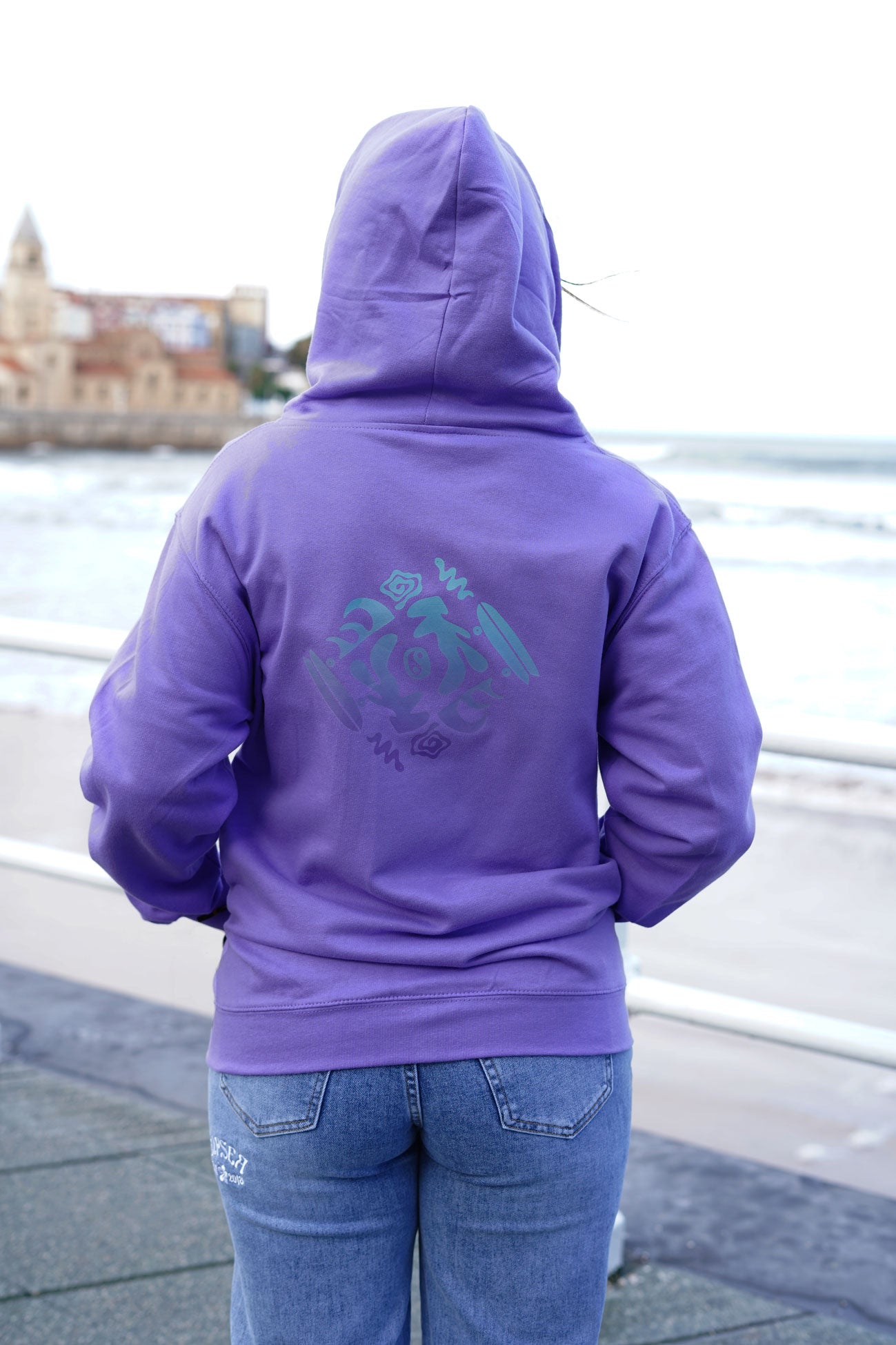 Sudadera Gypsea Purple Coral Zip