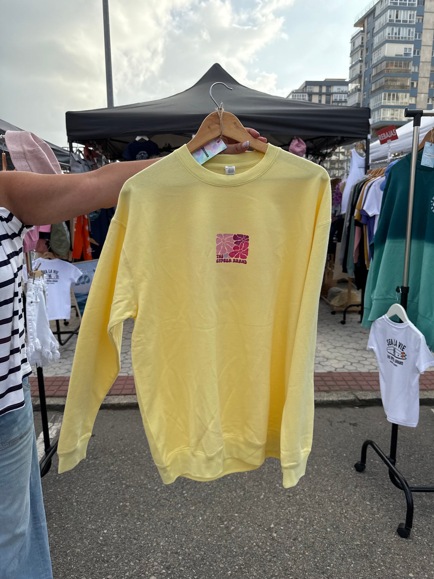 Sudadera Unisex Leilani Light Yellow