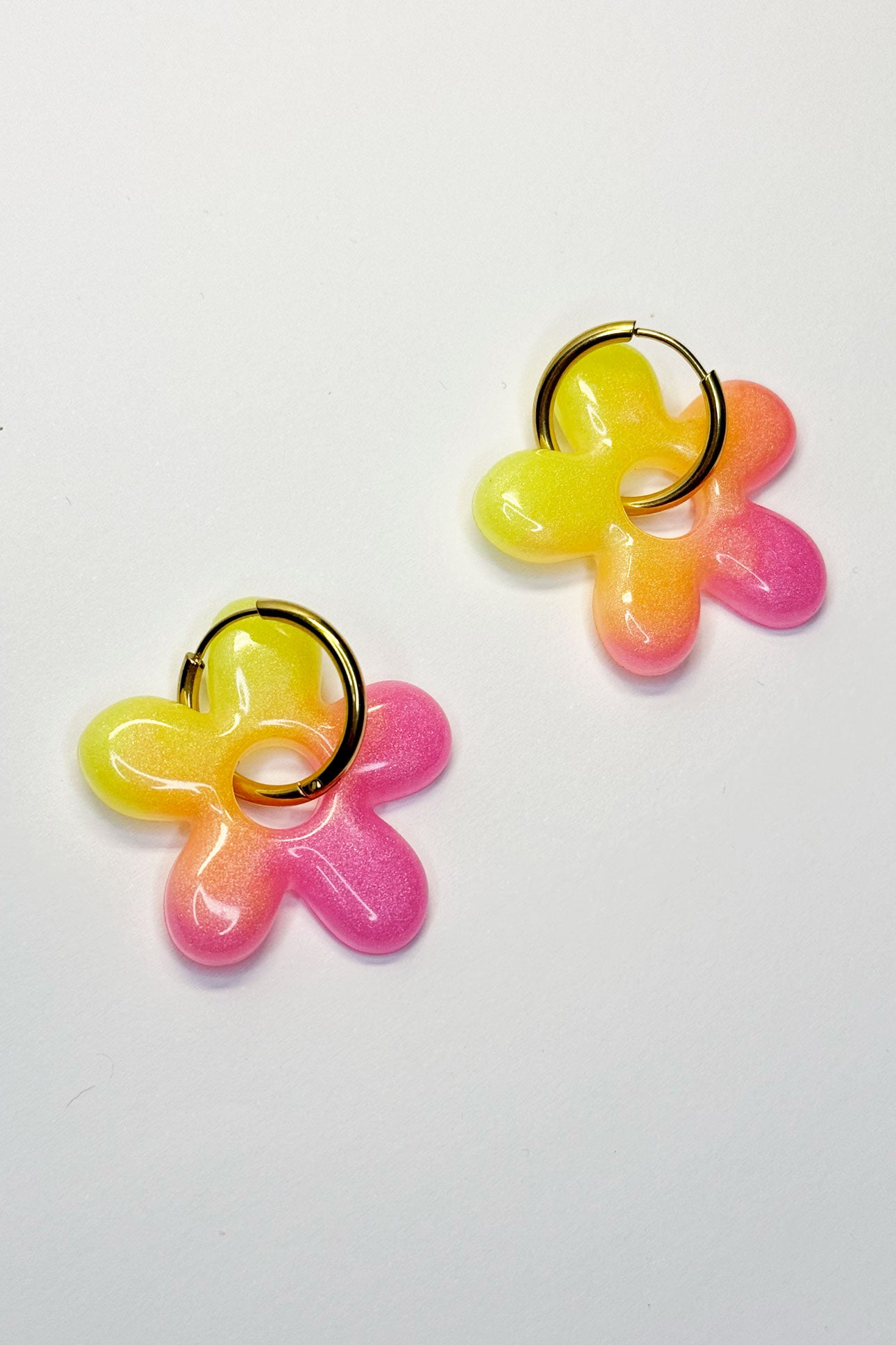 Pendientes Flor Sunset