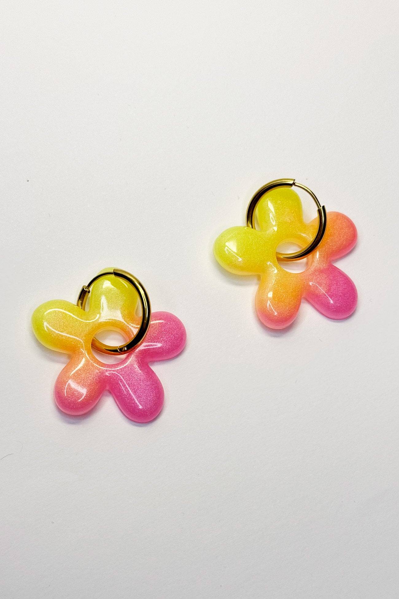 Pendientes Flor Sunset