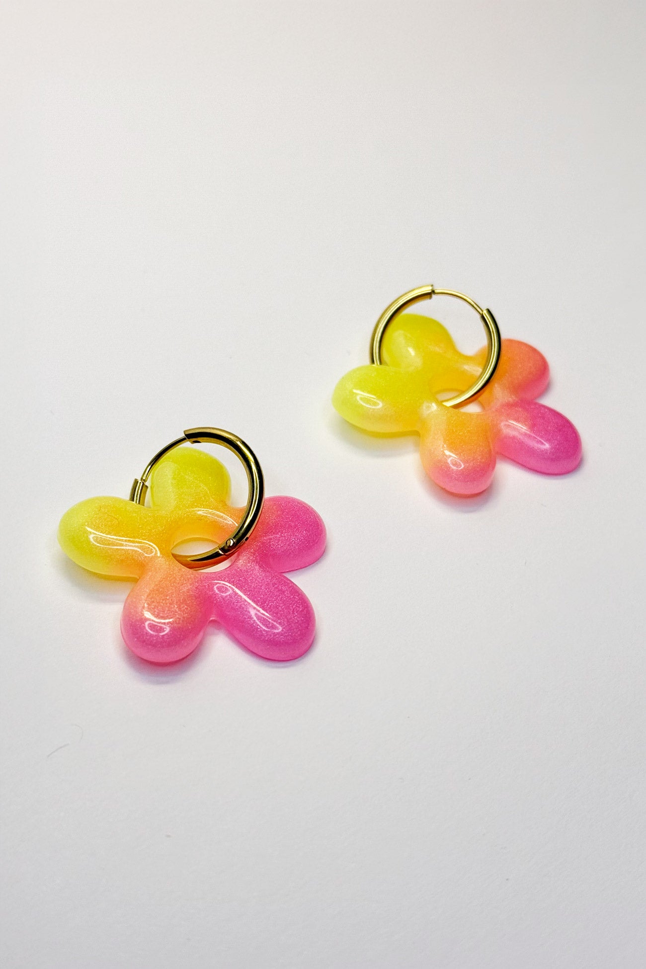 Pendientes Flor Sunset