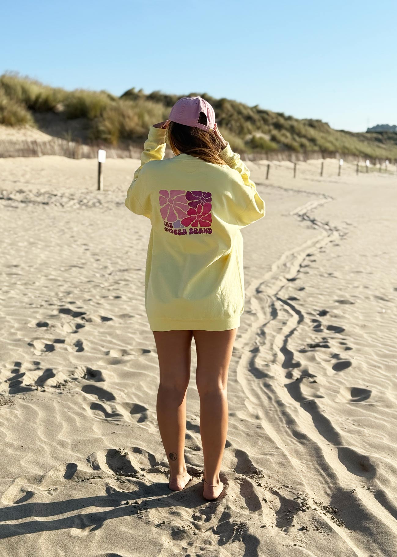 Sudadera Unisex Leilani Light Yellow