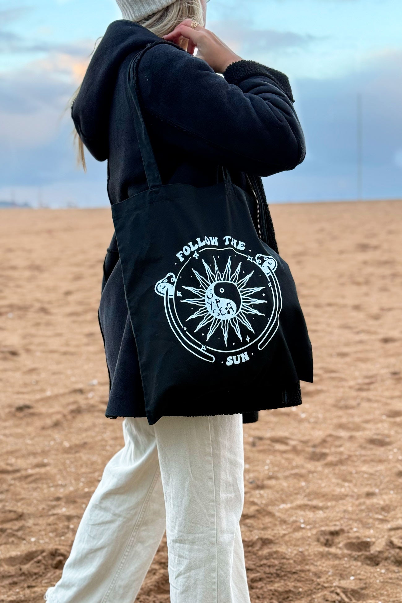 Follow The Sun Tote Bag