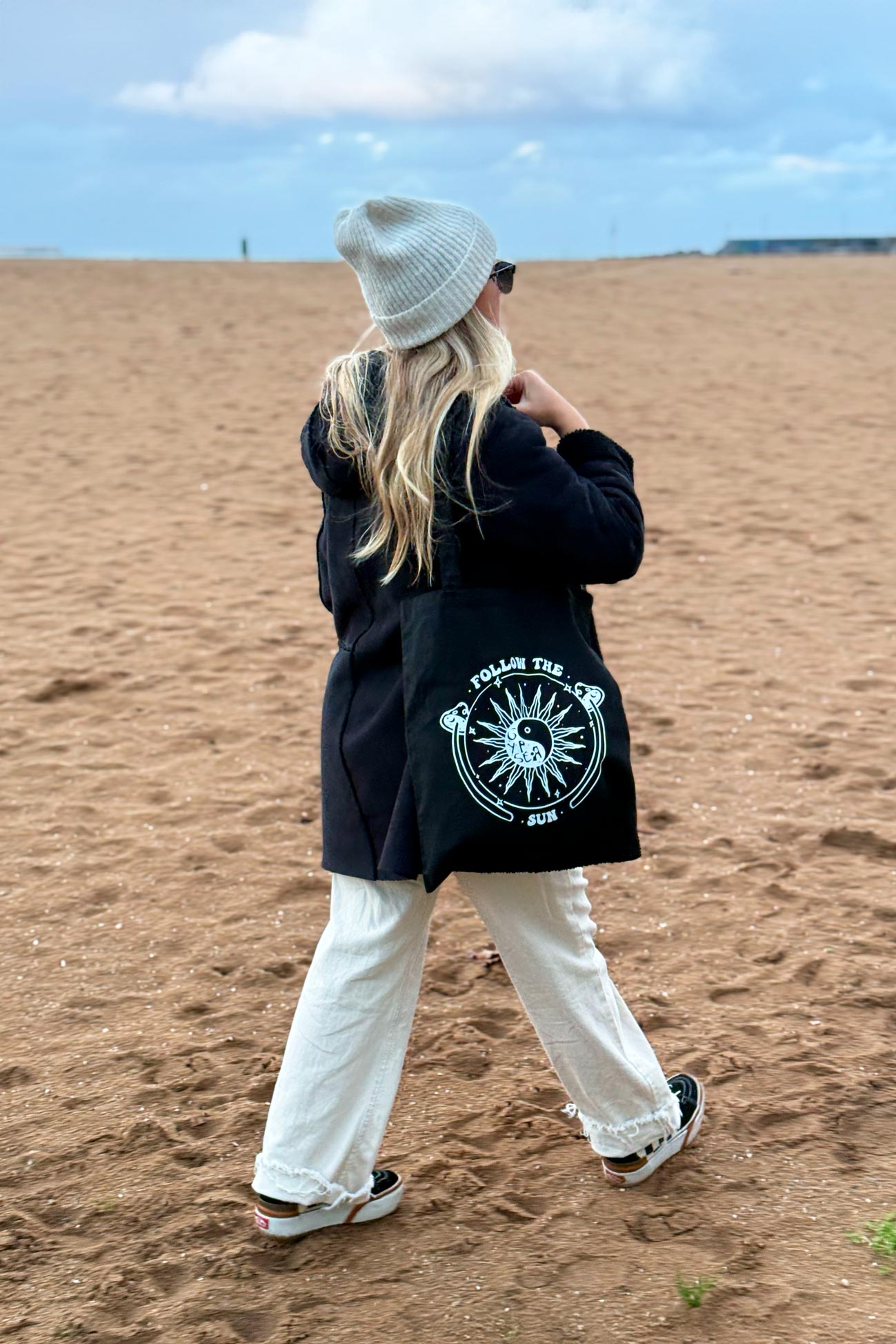 Follow The Sun Tote Bag