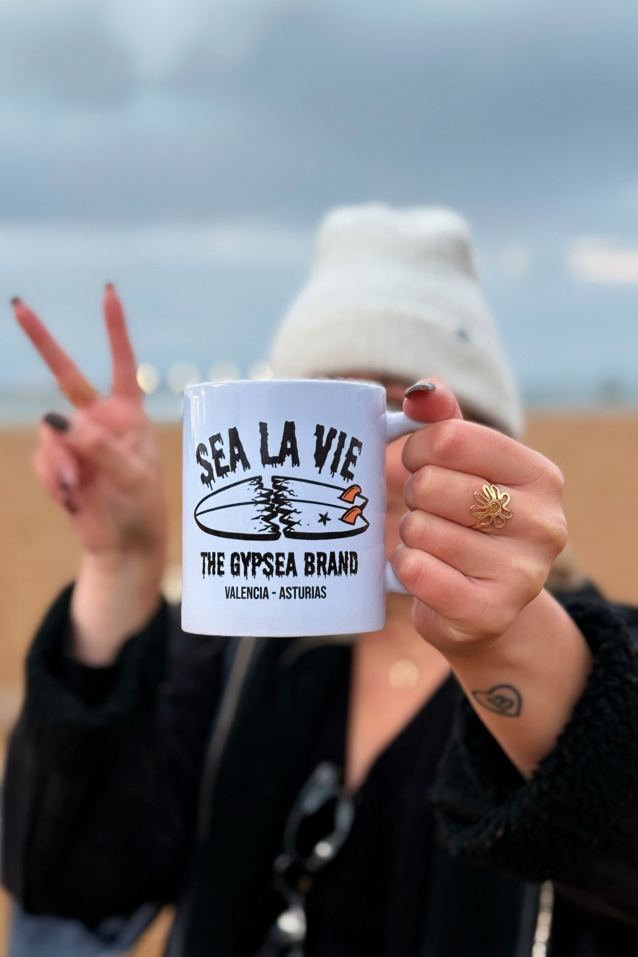 Taza Cerámica Sea La Vie