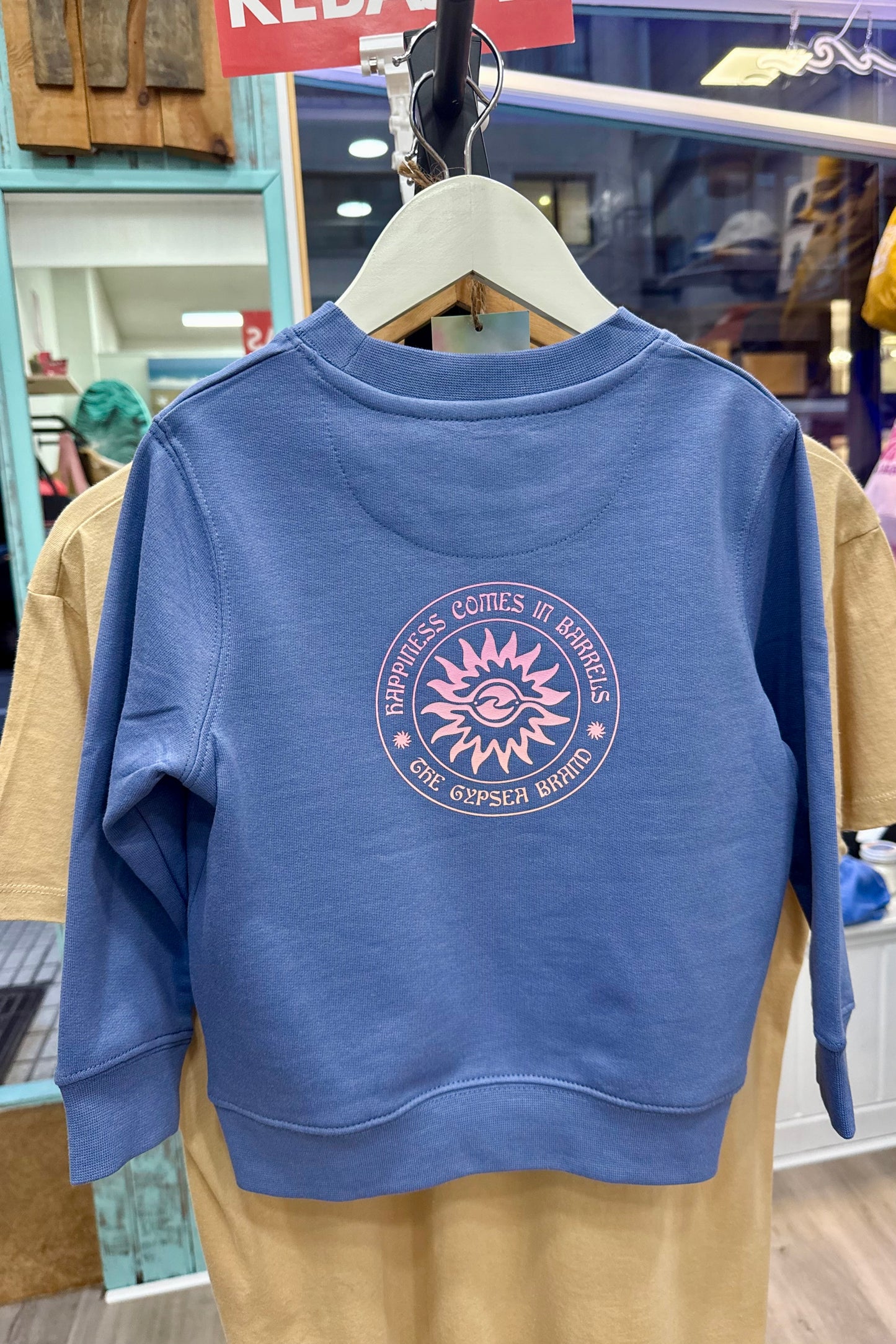 Sudadera Kids Happiness Comes In Barrels