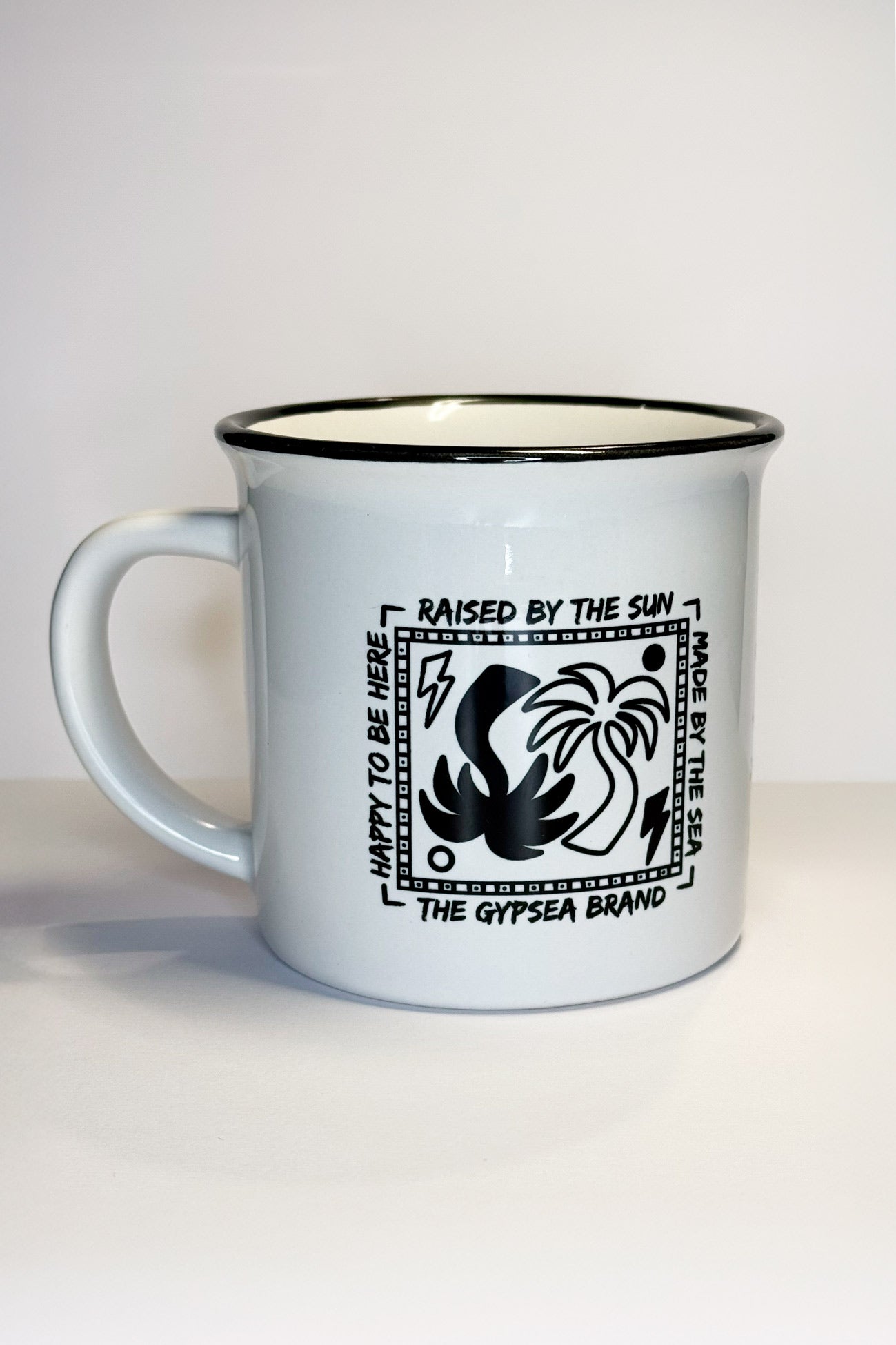 Taza Cerámica Retro Palms