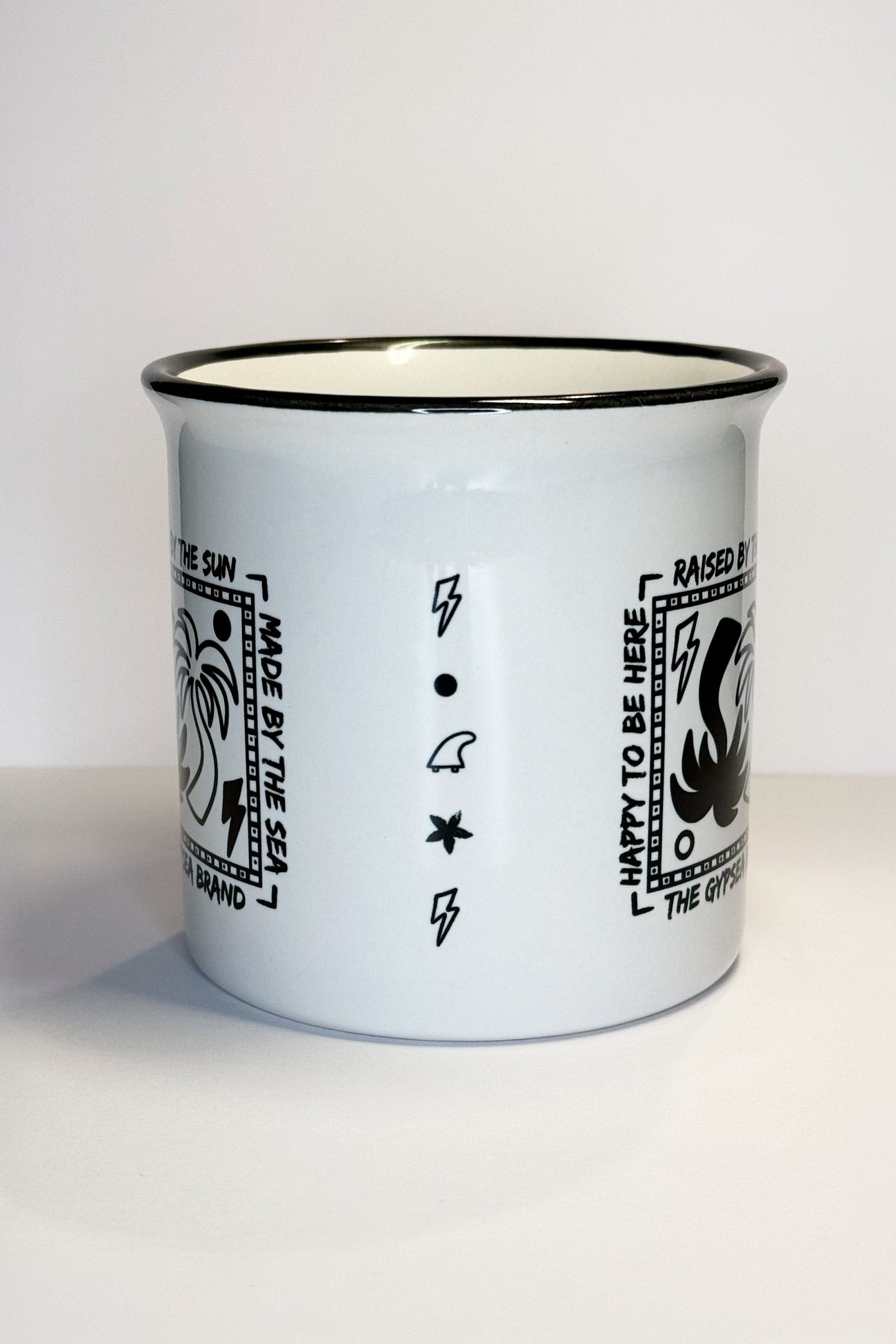 Taza Cerámica Retro Palms