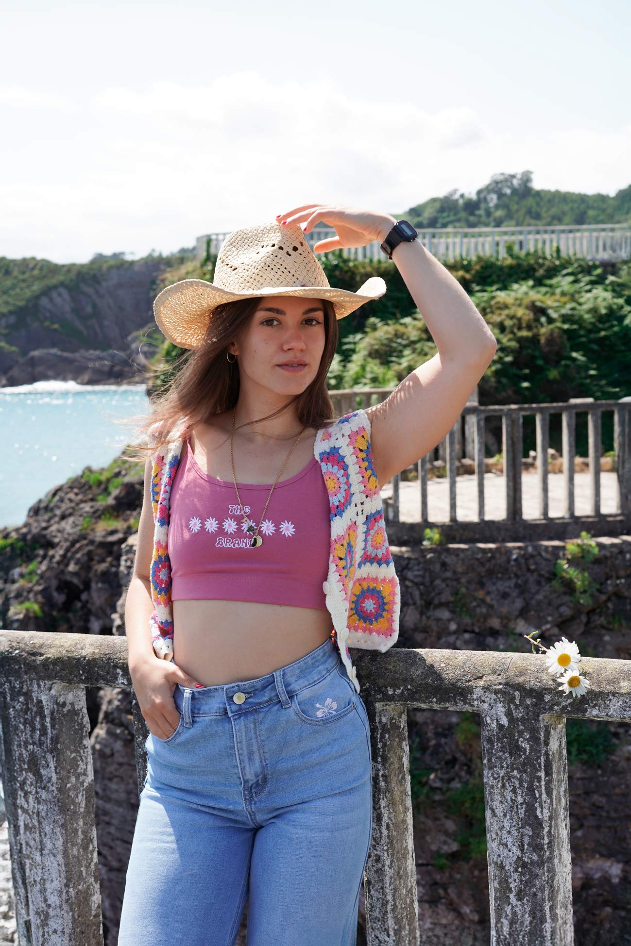 top de crochet sin mangas