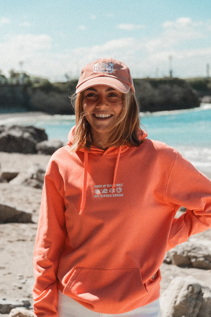 Sudadera Made of Sun and Salt Coral