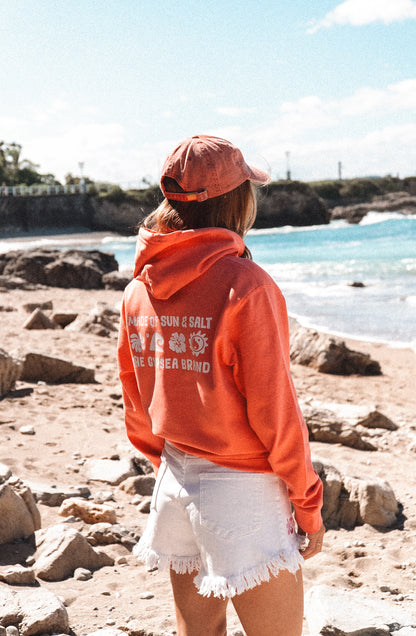 Sudadera Made of Sun and Salt Coral