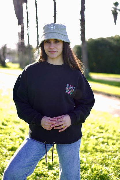 Sudadera Girls Surfing Club Black