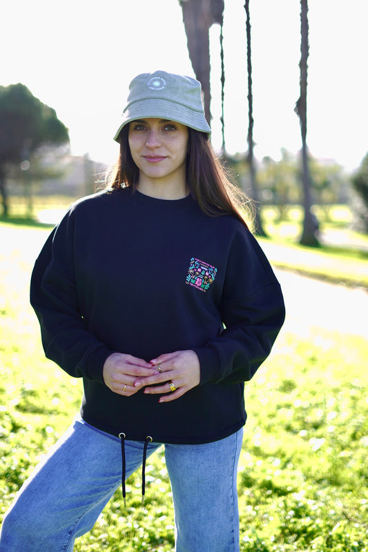 Sudadera Girls Surfing Club Black