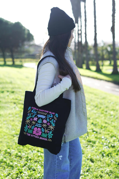 Girls Surfing Club Tote Bag