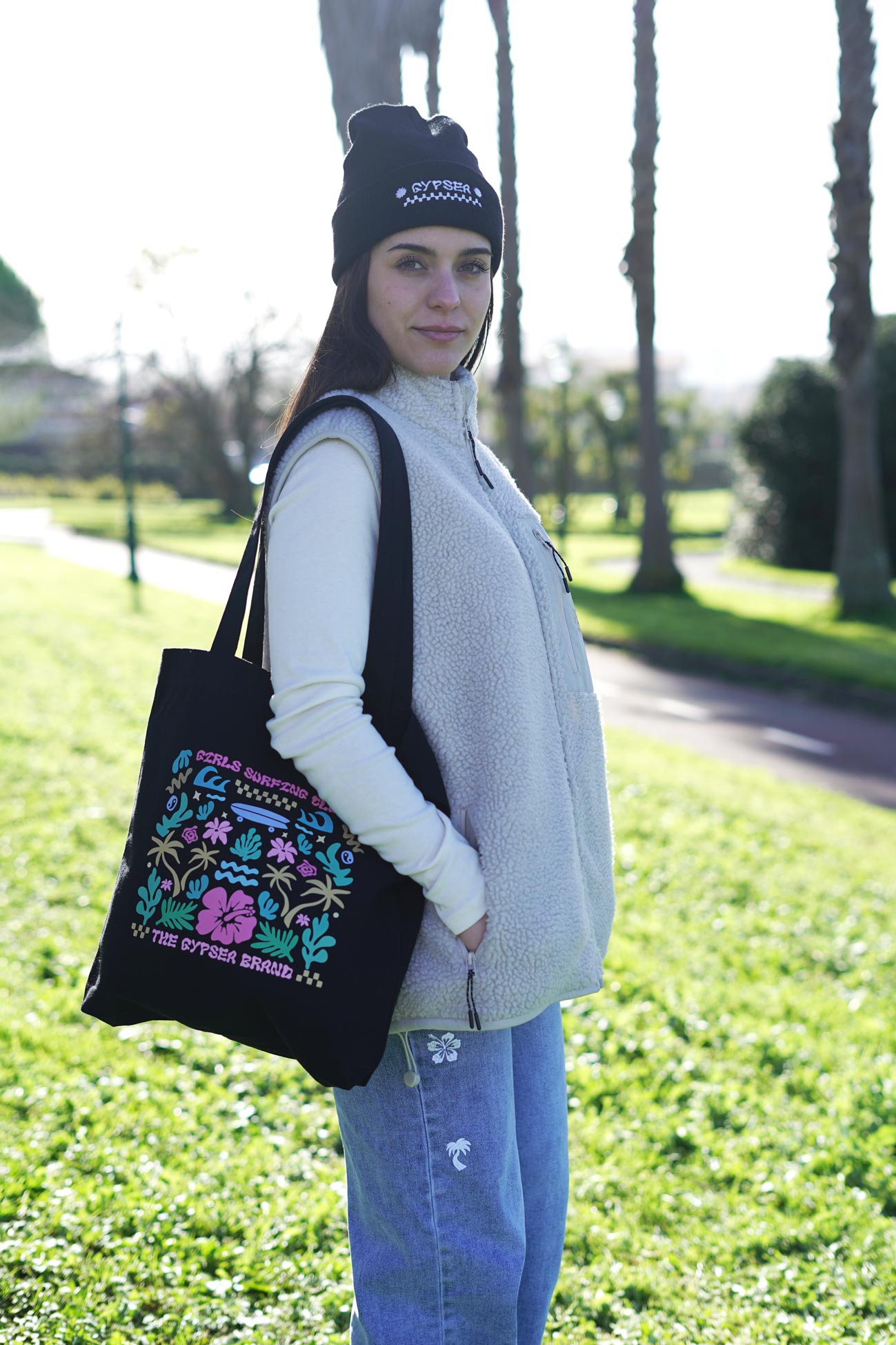 Girls Surfing Club Tote Bag