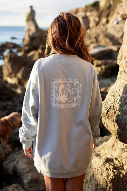 Sudadera Unisex Palms Blue