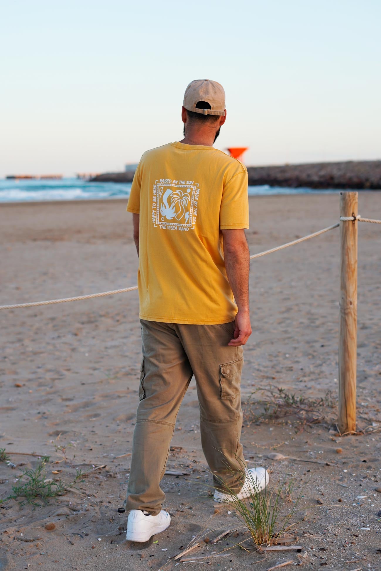 Camiseta Palms Ochre