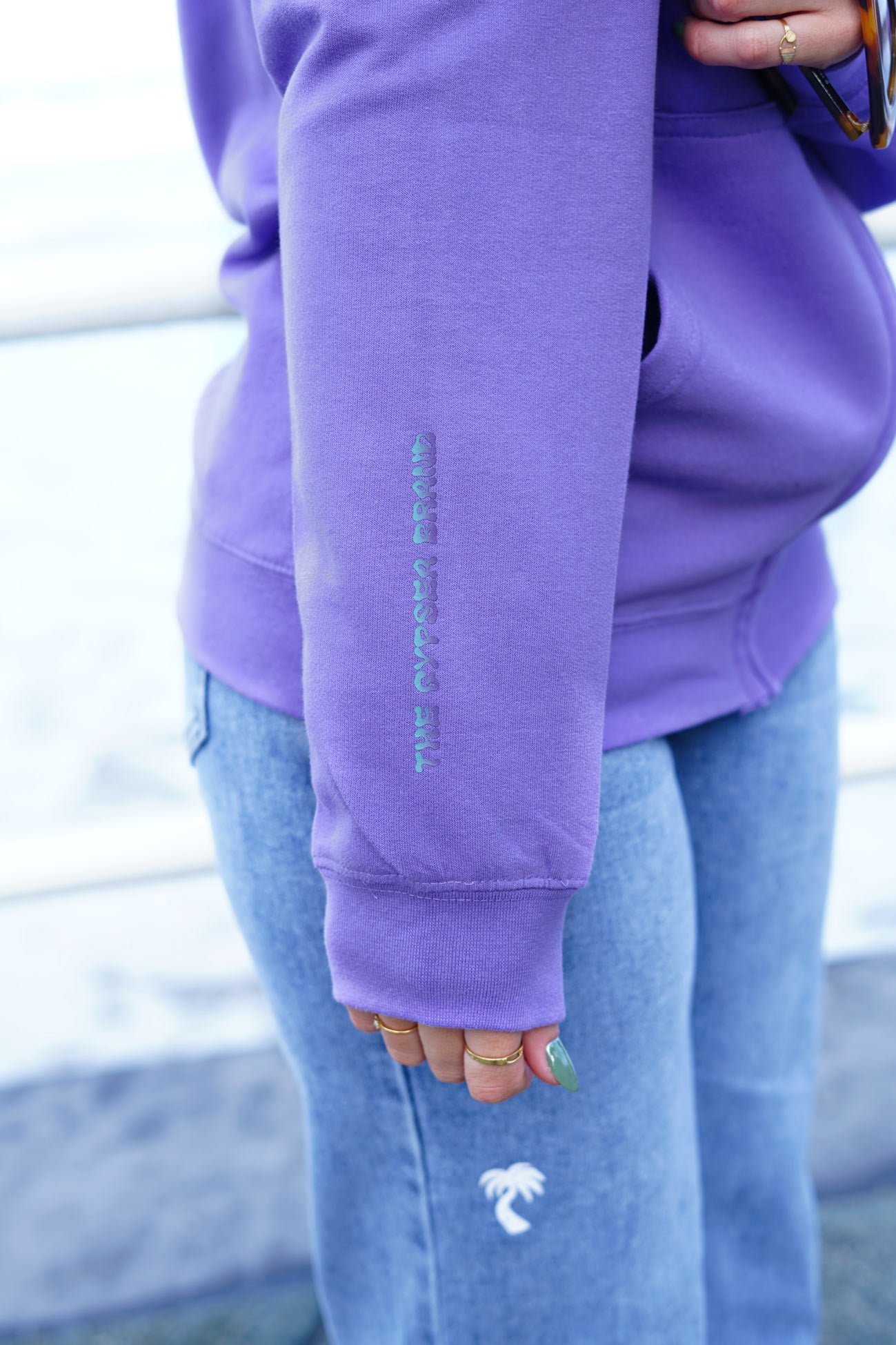 Sudadera Gypsea Purple Coral Zip