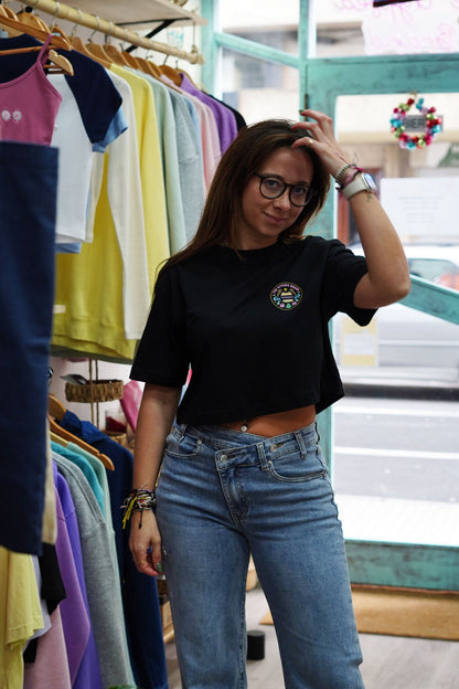 Camiseta Cropped Gypsea Life Black