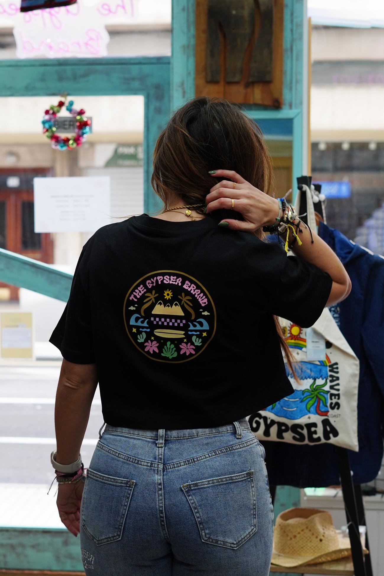 Camiseta Cropped Gypsea Life Black