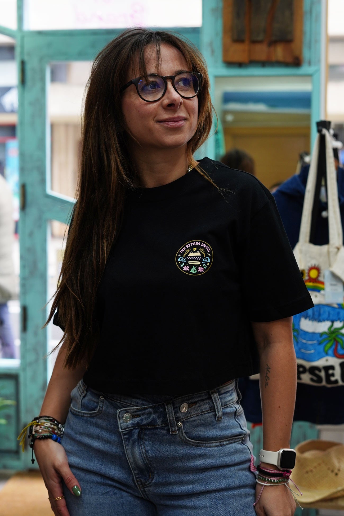 Camiseta Cropped Gypsea Life Black