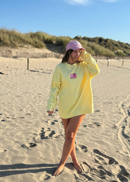 Sudadera Unisex Leilani Light Yellow