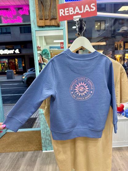 Sudadera Kids Happiness Comes In Barrels