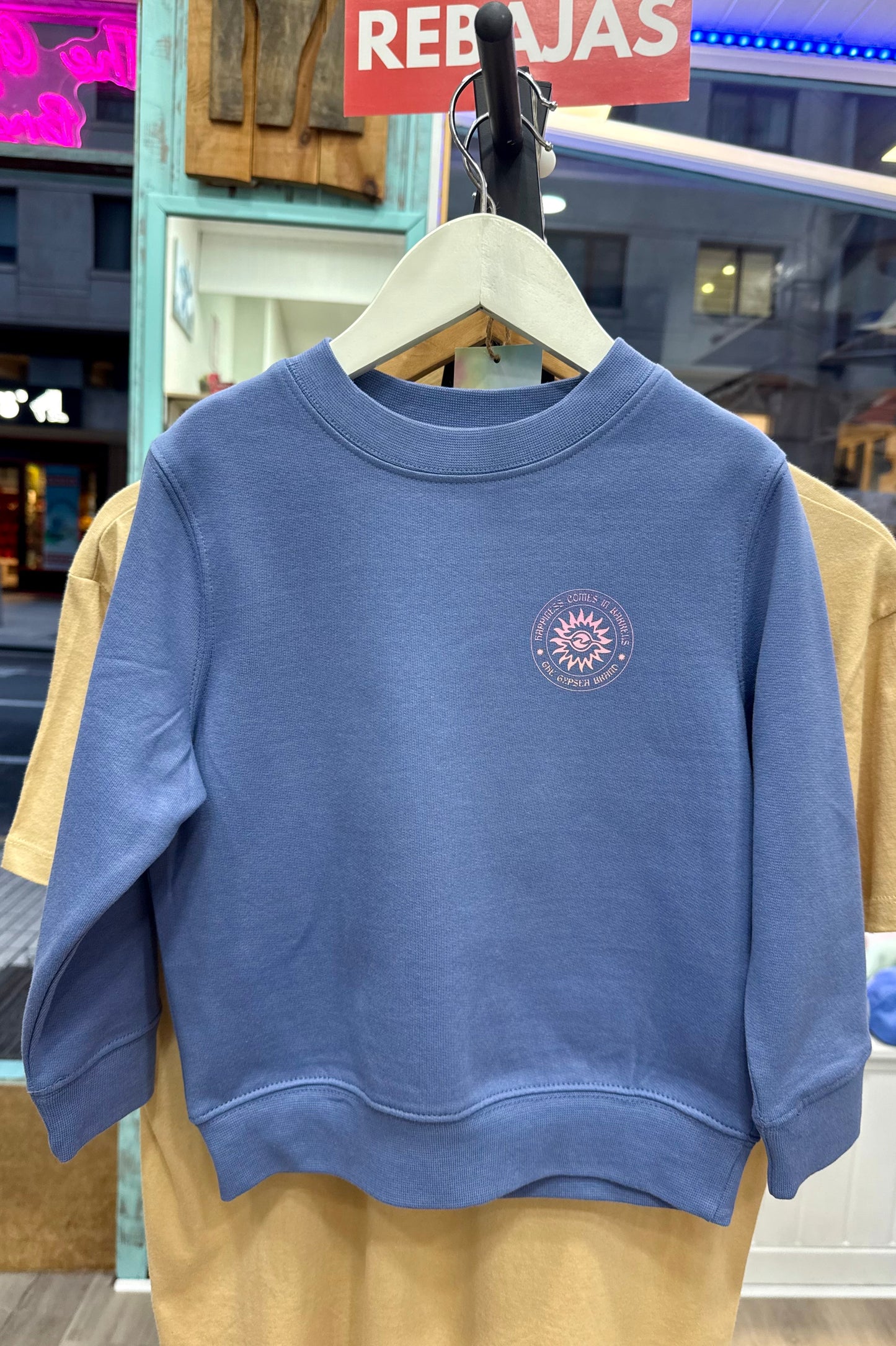 Sudadera Kids Happiness Comes In Barrels