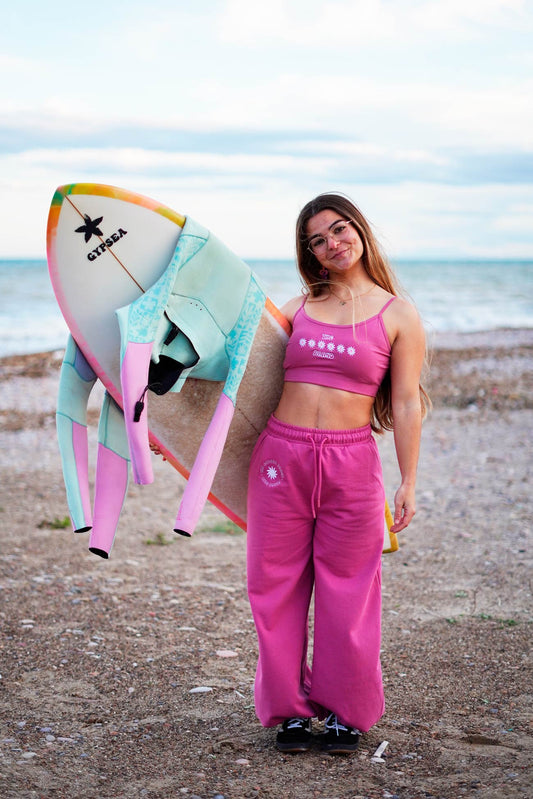 Pantalón jogger de pierna ancha