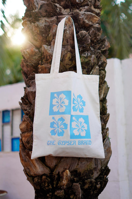 Tote bag está fabricado con algodón 100% orgánico