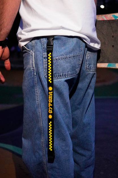 Lanyard de poliéster con mosquetón