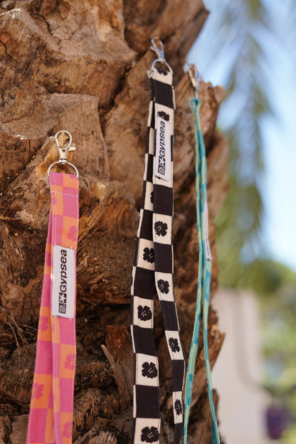 Lanyard Hibiscus Black